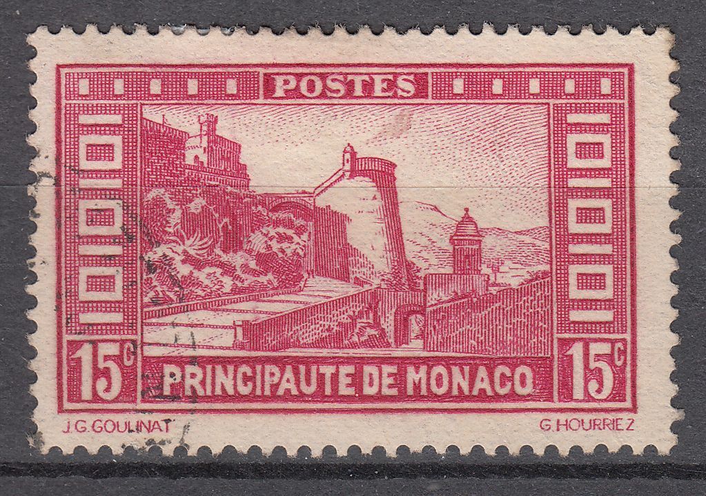 TIMBRE MONACO OBL N 119 LA MONTEE AU PALAIS 123382171228