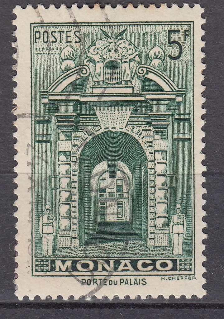 TIMBRE MONACO OBL N 260 PORTE DU PALAIS 401617255958