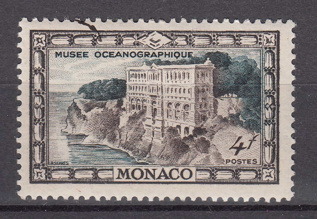 TIMBRE MONACO OBL N 326 MUSEE OCEANOGRAPHIQUE 123457594488