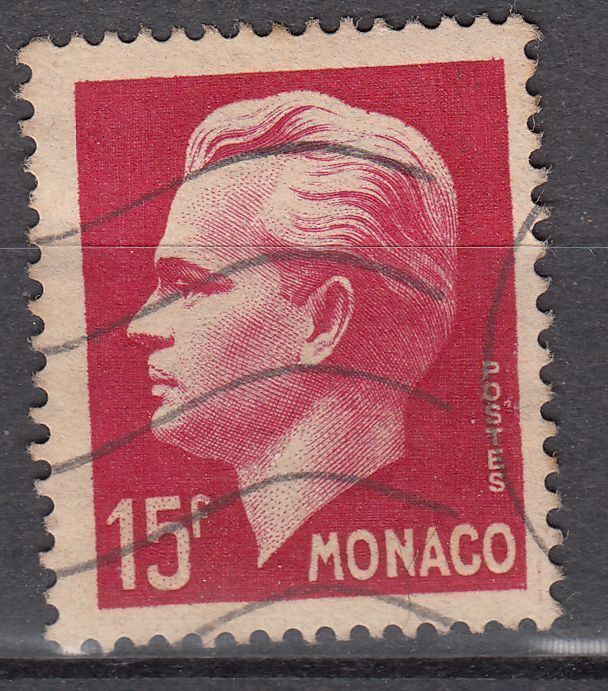 TIMBRE MONACO OBL N 348 PRINCE RAINIER III 123467924528