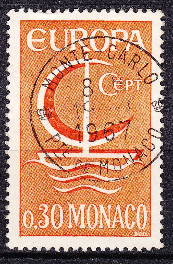 TIMBRE MONACO OBL N 698 EUROPA 401555111288