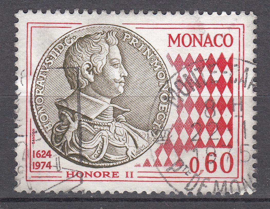 TIMBRE MONACO OBL N 980 EFFIGIE D HONORE II 123336035368