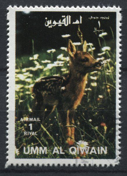 TIMBRE THEME ANIMAUX SAUVAGE FAON BAMBI 120839151098