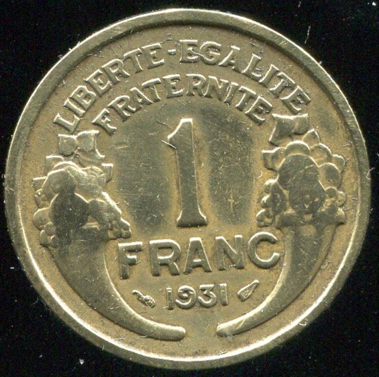 1 FRANC MORLON 1931 110774474069