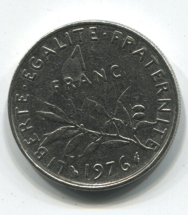 1 FRANC SEMEUSE 1976 120941474689