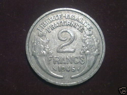 2 FRANCS MORLON 1945 110613376319