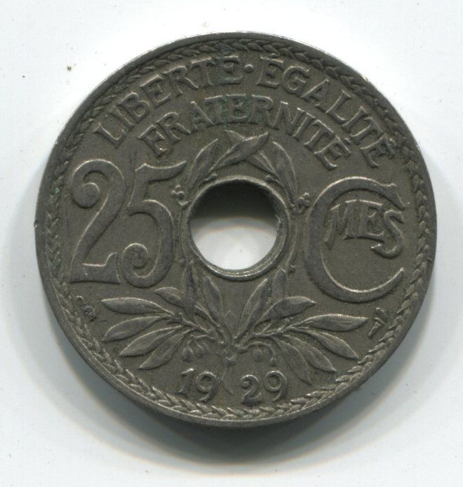 25 CENTIMES LINDAUER 1929 110875415519