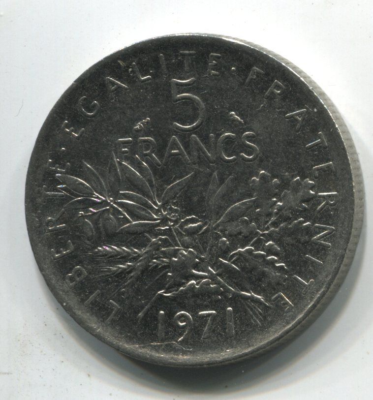 5 FRANCS SEMEUSE 1971 401082076039