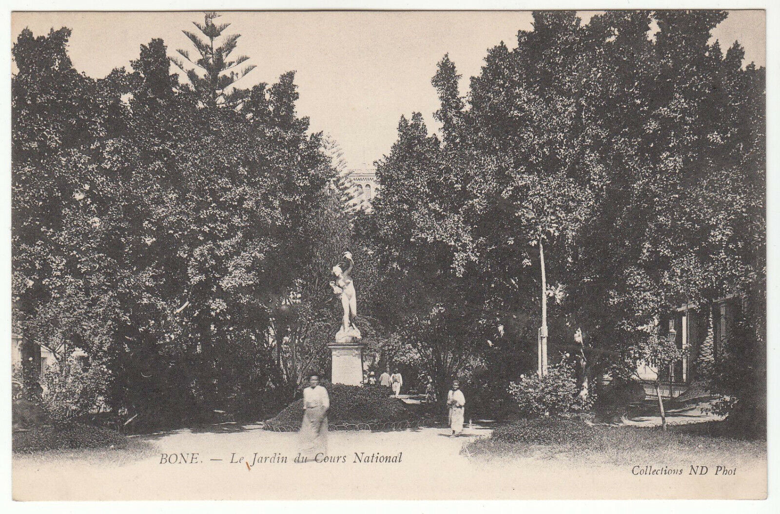 CARTE POSTALE BONE LE JARDIN DU COURS NATIONAL 123959638729