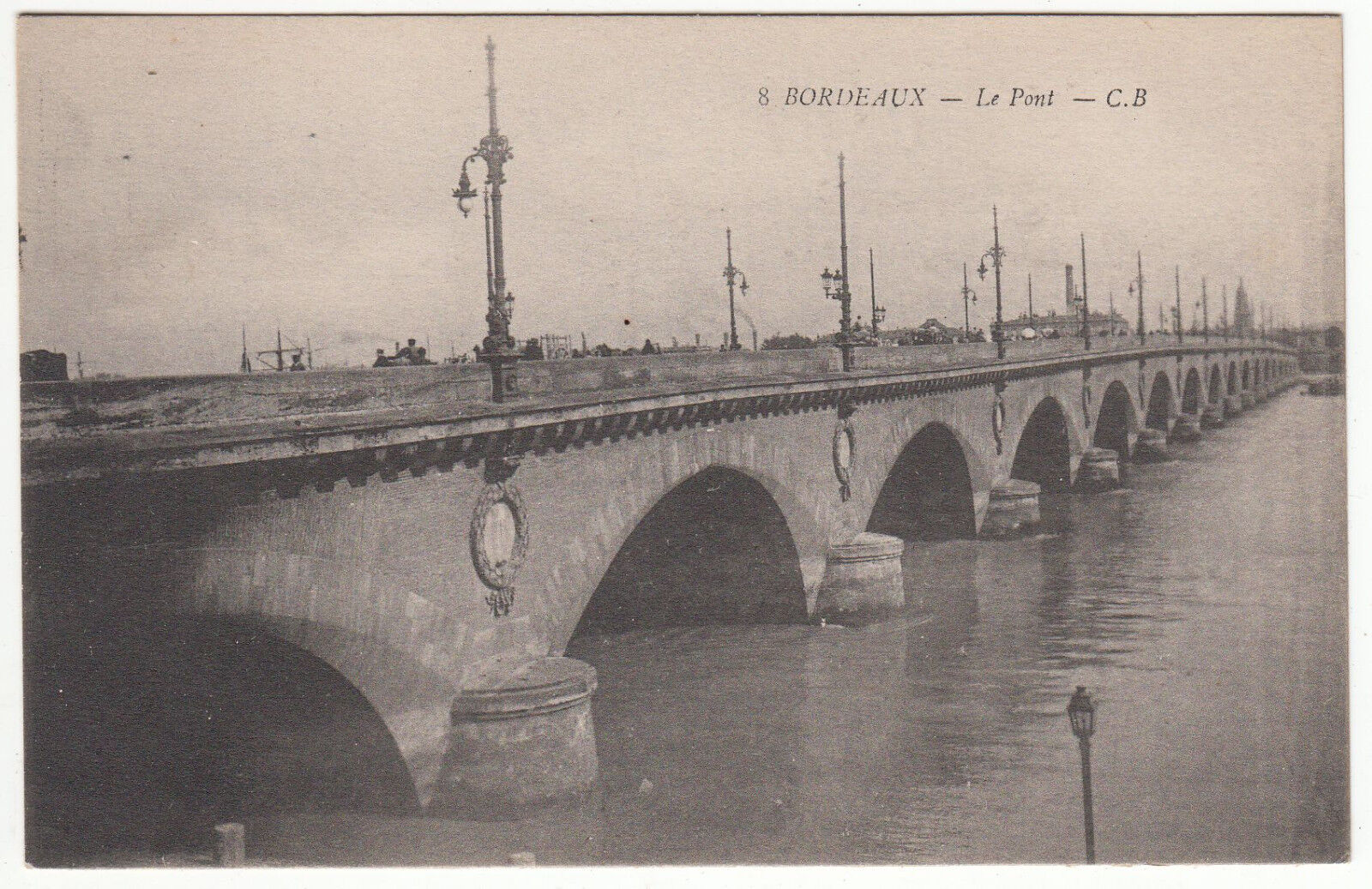 CARTE POSTALE BORDEAUX LE PONT 122216214679