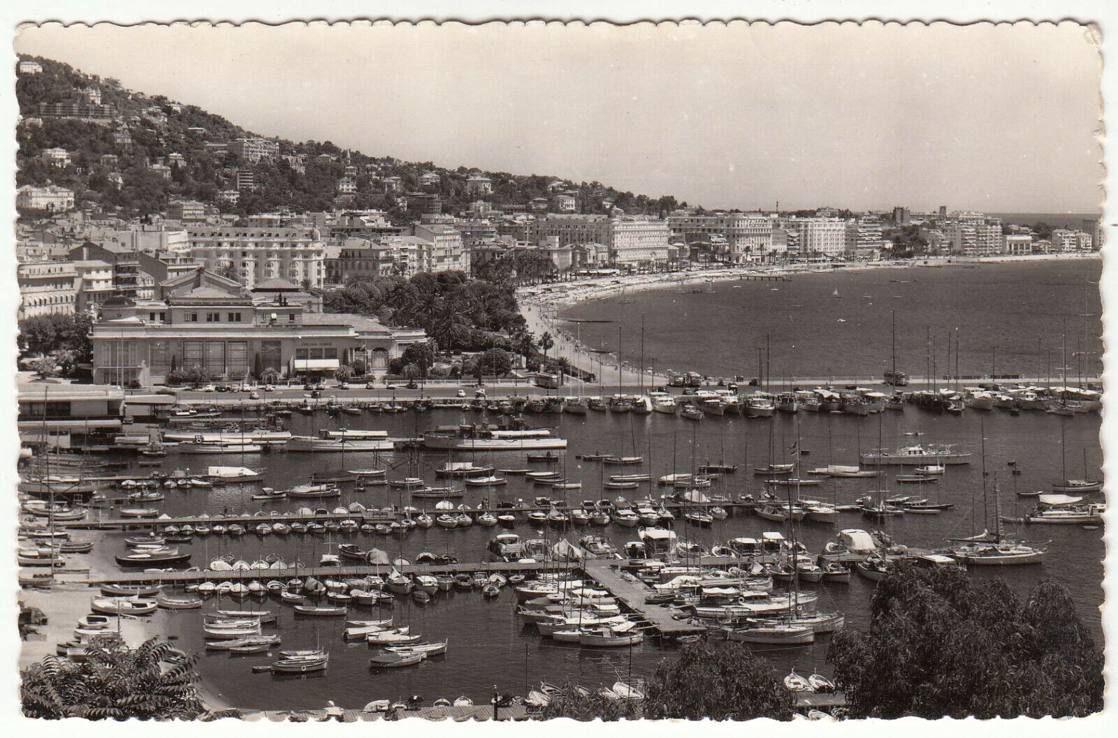 CARTE POSTALE CANNES VUE GENERALE PRISE DU SUQUET 401953843799