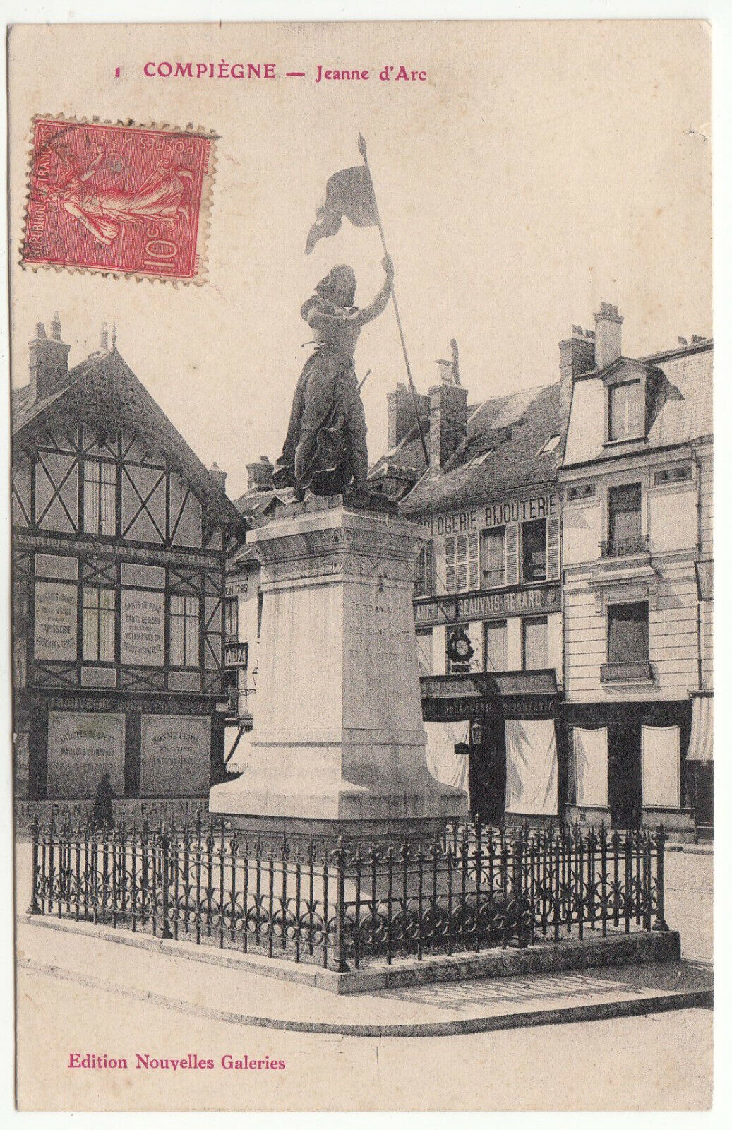 CARTE POSTALE COMPIEGNE JEANNE D ARC 401960678659