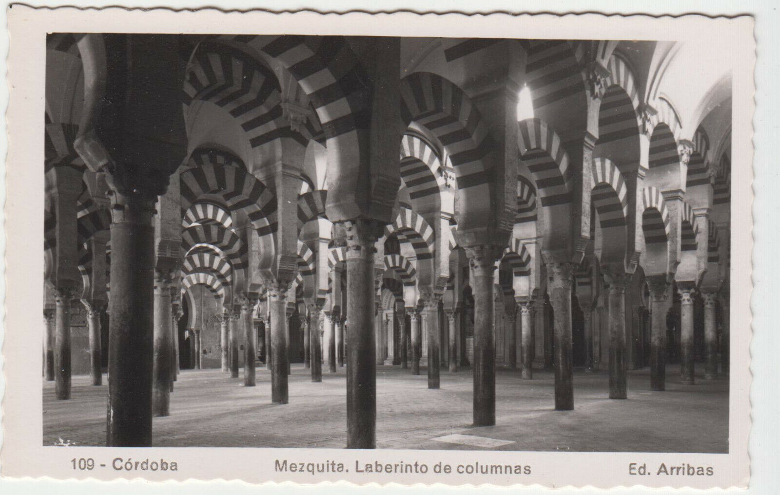 CARTE POSTALE CORDOBA MEZQUITA LABERRINTO DE COLIMNAS 123937946849