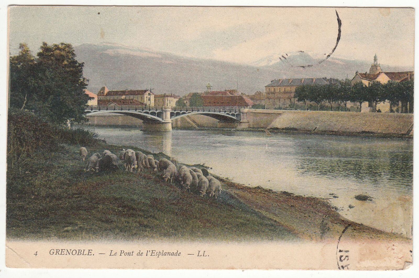 CARTE POSTALE GRENOBLE LE PONT DE L ESPLANADE 401222069259