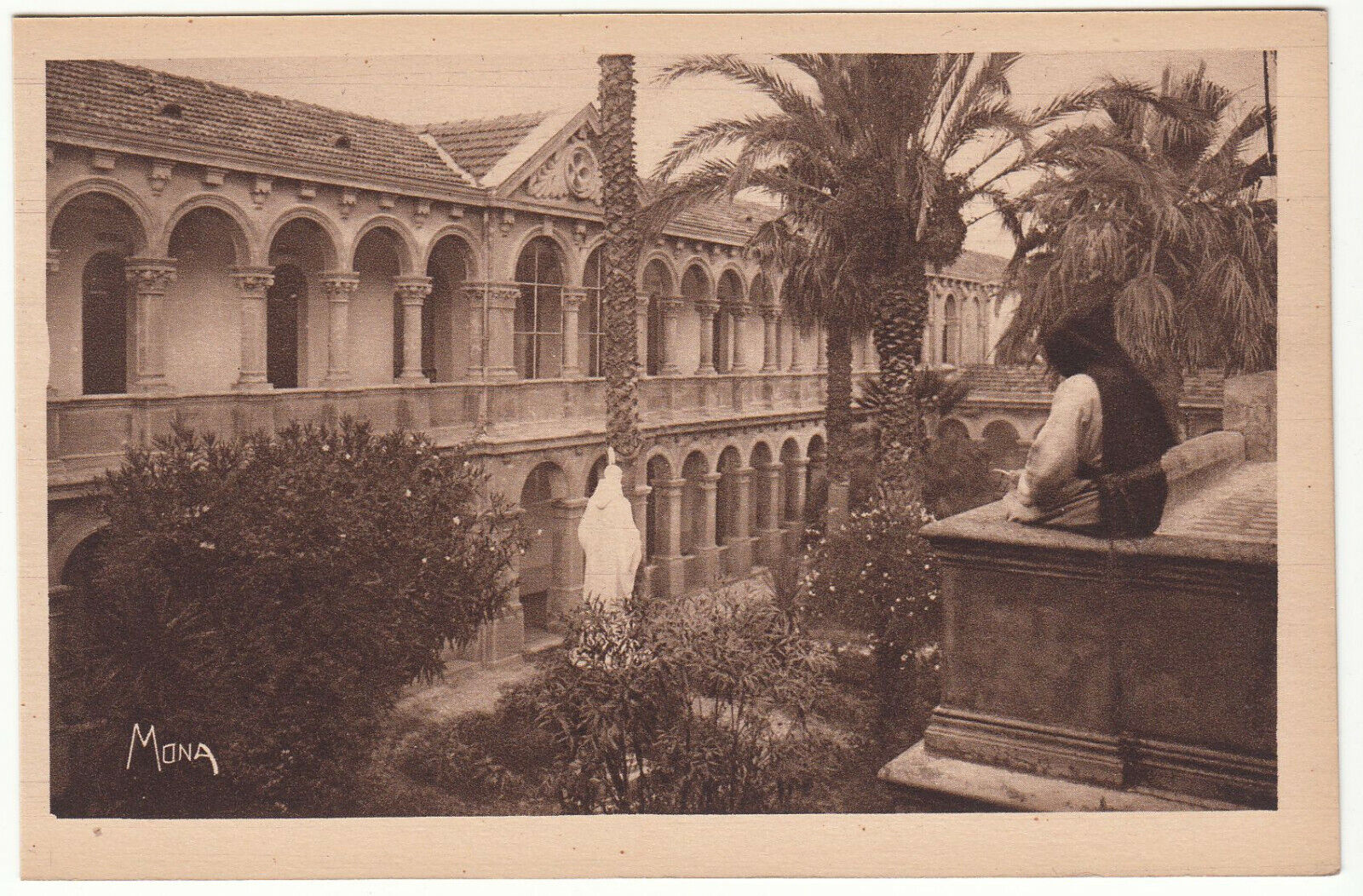 CARTE POSTALE ILE SAINT HONORAT MONASTERE VUE SUR DES CELLULES DES RELIGIEUX 124016659519