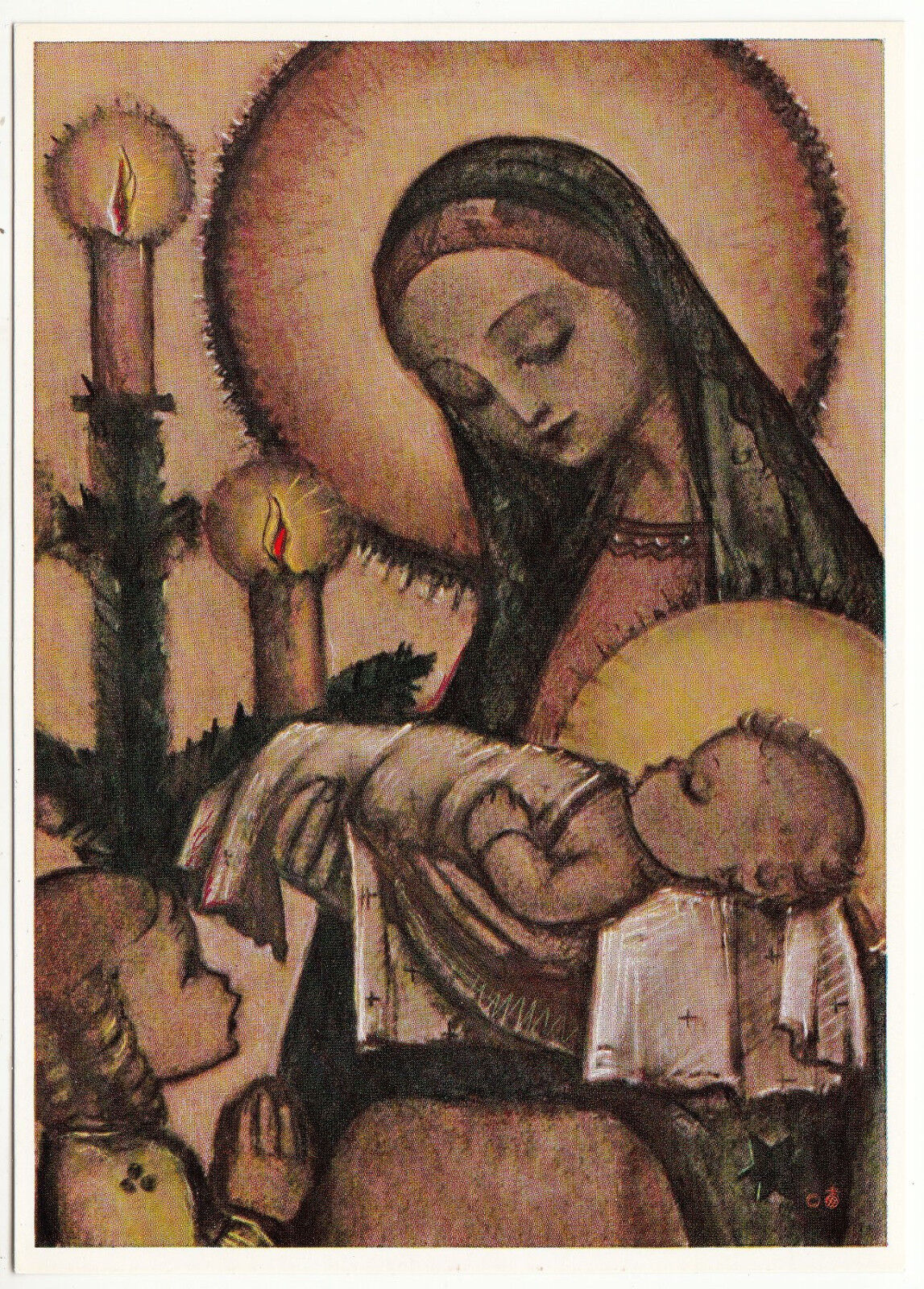 CARTE POSTALE ILLUSTRATEUR HUMMEL N° 14604 FROHE WEIHNACHTEN