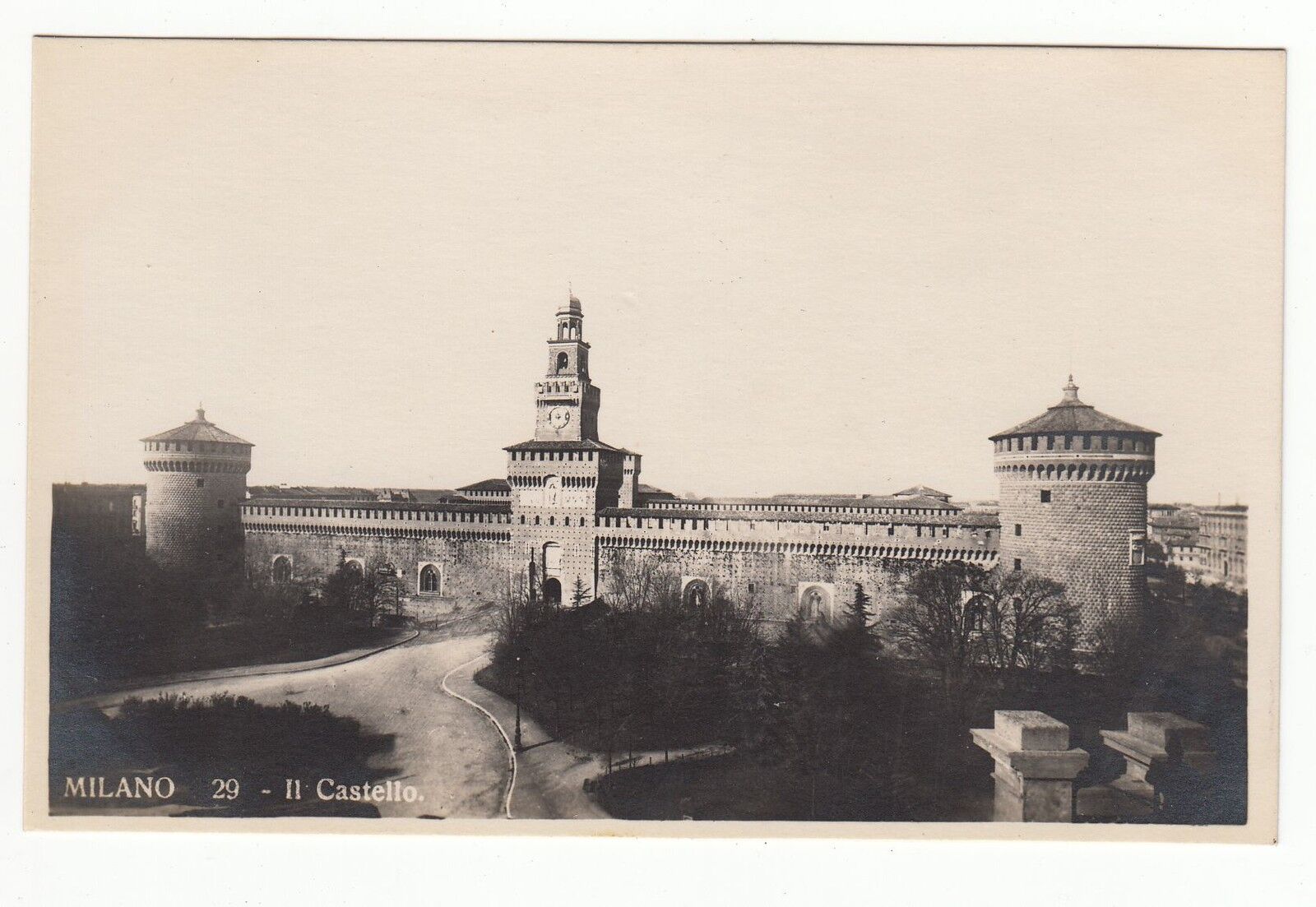 CARTE POSTALE ITALIE MILANO CASTELLO 121923220909