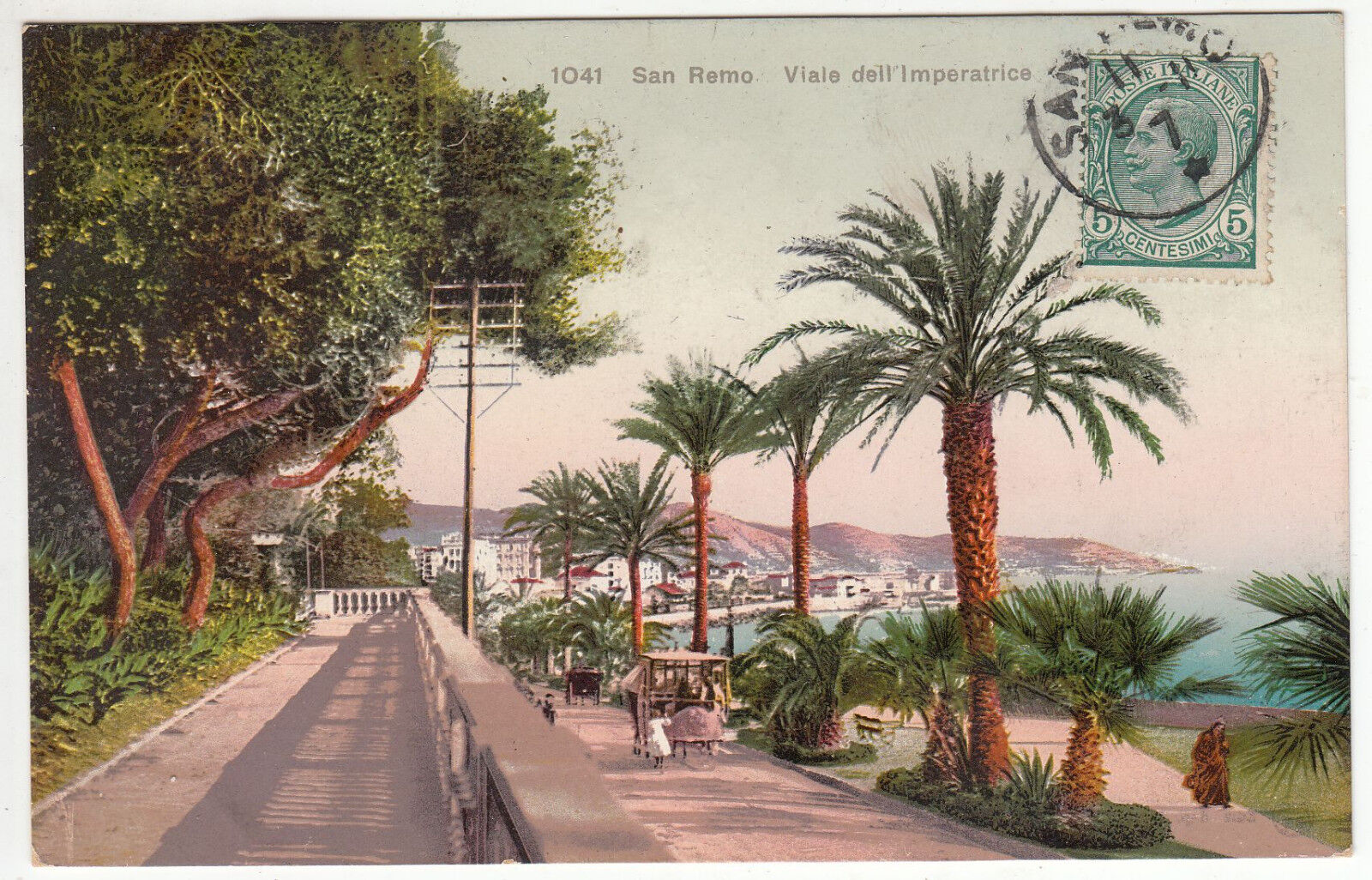 CARTE POSTALE ITALIE SAN REMO VIALE DELL IMPERATRICE 401241222019