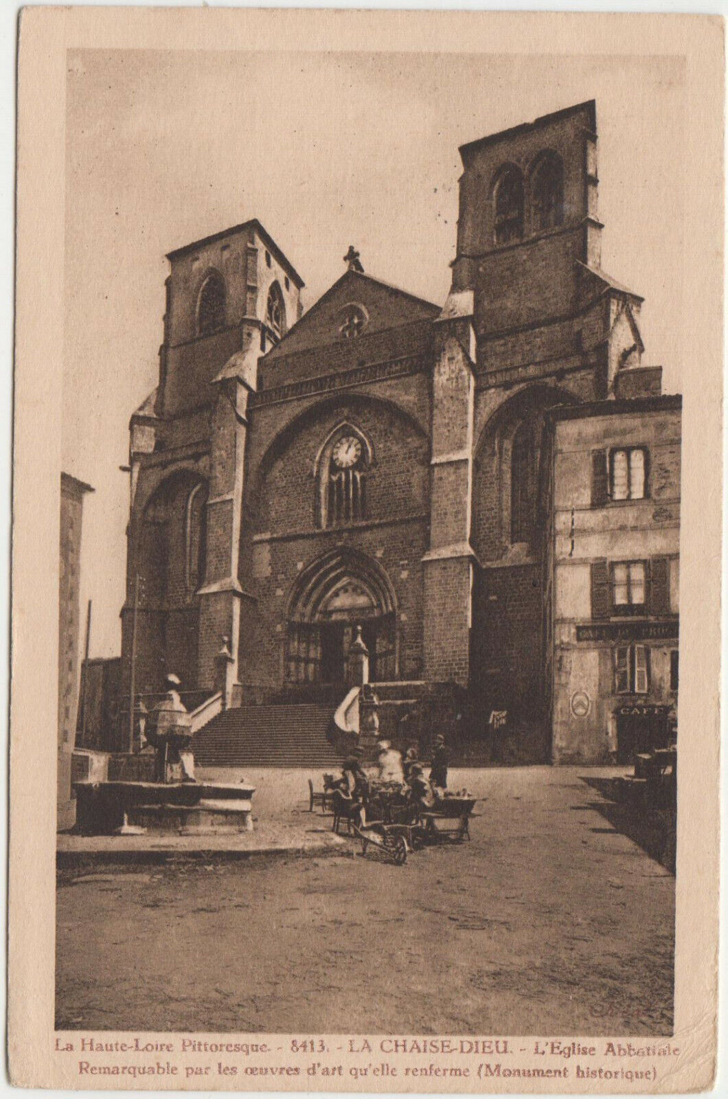 CARTE POSTALE LA CHAISE DIEU EGLISE ABBATIALE 401927978799