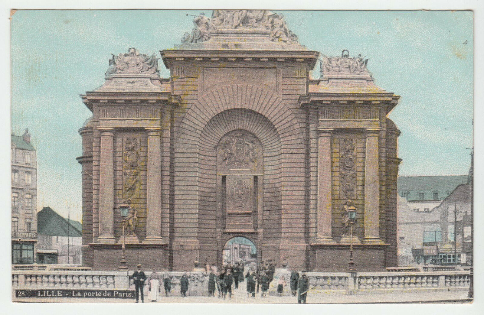 CARTE POSTALE LILLE LA PORTE DE PARIS 402253034299