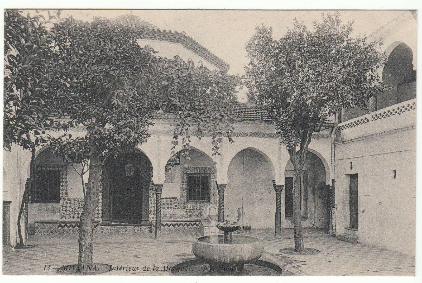 CARTE POSTALE MILIANA INTERIEUR DE LA MOSQUEE 401943713059