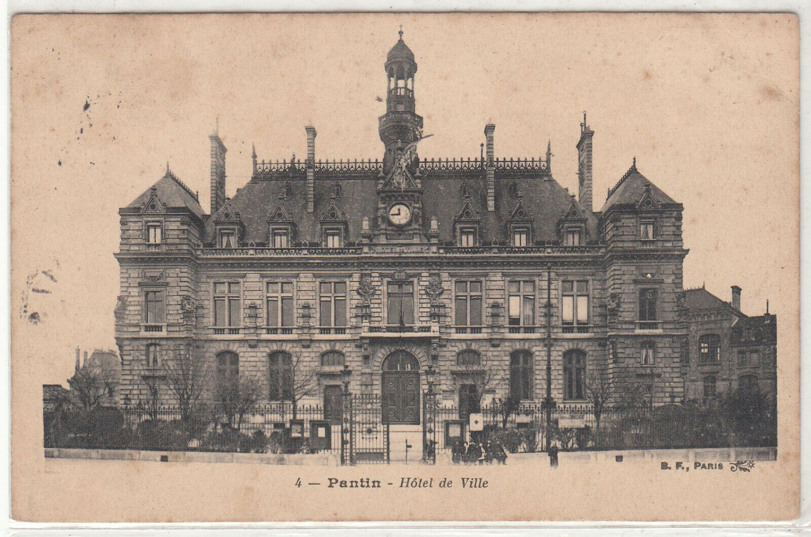 CARTE POSTALE PANTIN HOTEL DE VILLE 123958522749