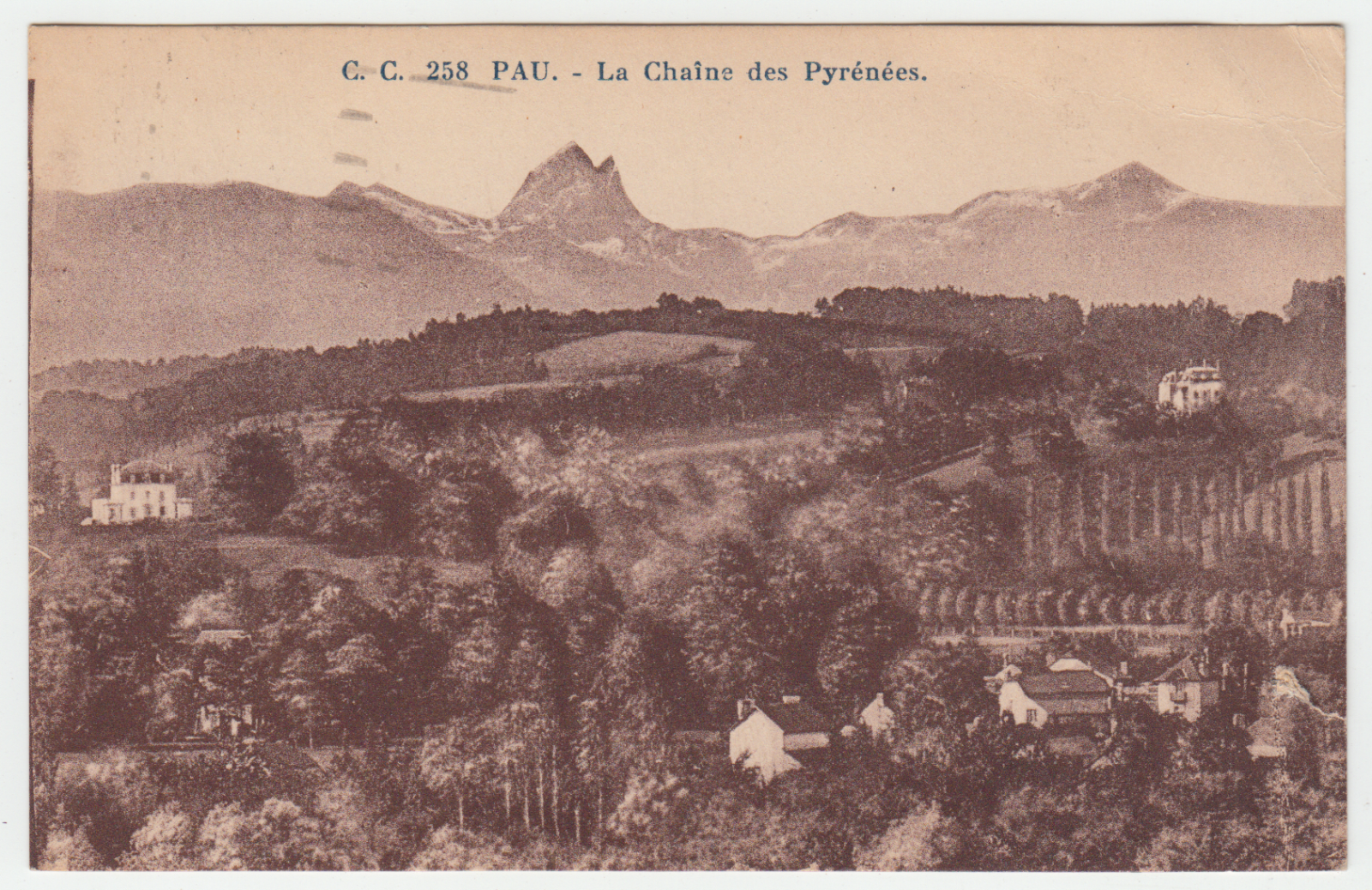 CARTE POSTALE PAU LA CHAINE DES PYRENEES 402769651199