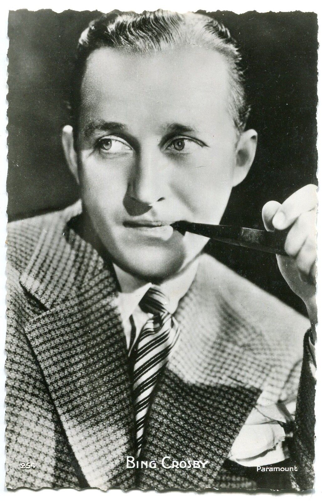 CARTE POSTALE PHOTO PERSONNALITE BING CROSBY 400439156569