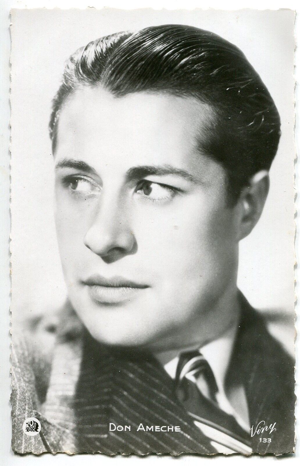 CARTE POSTALE PHOTO PERSONNALITE DON AMECHE 121072557349