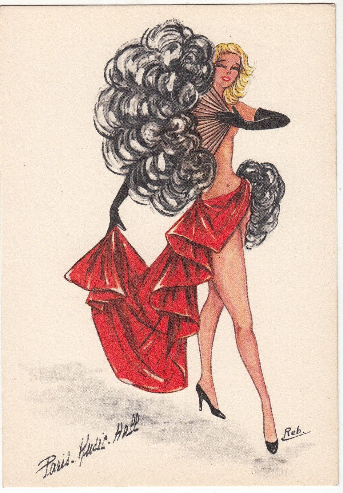 CARTE POSTALE PIN UP FEMME ILLUSTRATEUR JANICOTTE 122170417039