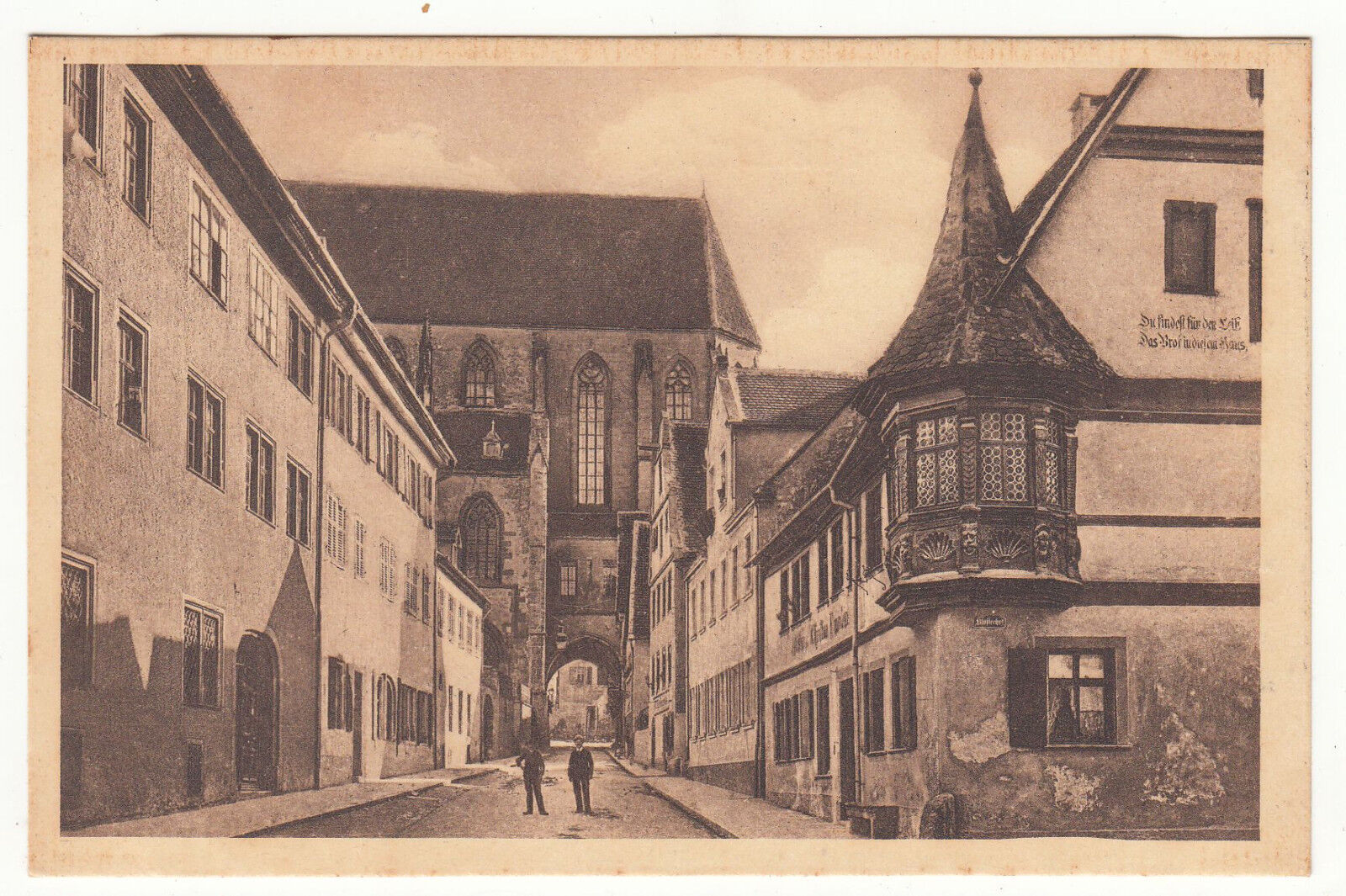 CARTE POSTALE POFTKARTE ALLEMAGNE ROTHENBURG O T KLINGENGASSE 123450214839