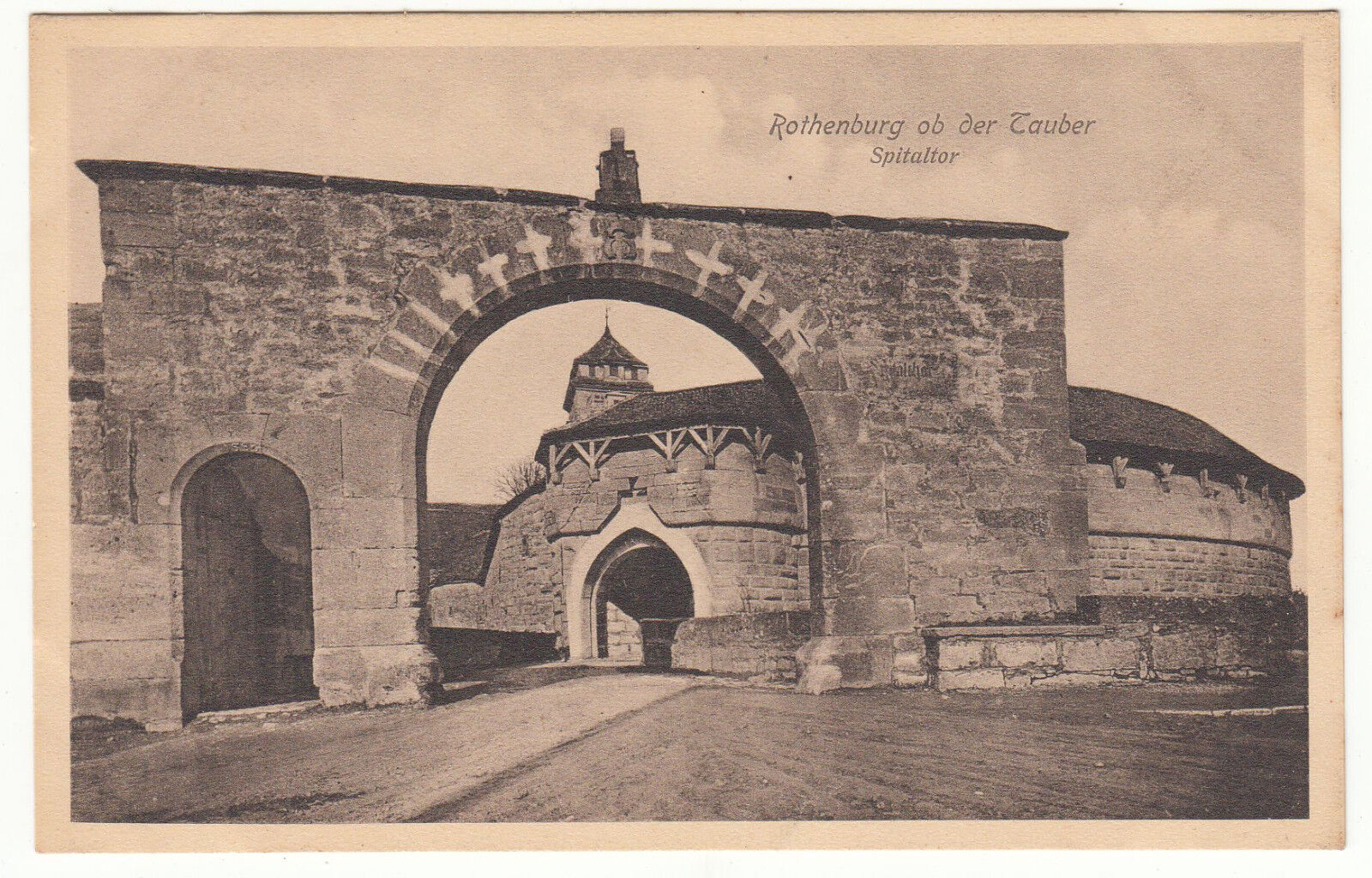 CARTE POSTALE POFTKARTE ALLEMAGNE ROTHENBURG OB DER TAUBER SPITALTOR 401623476939