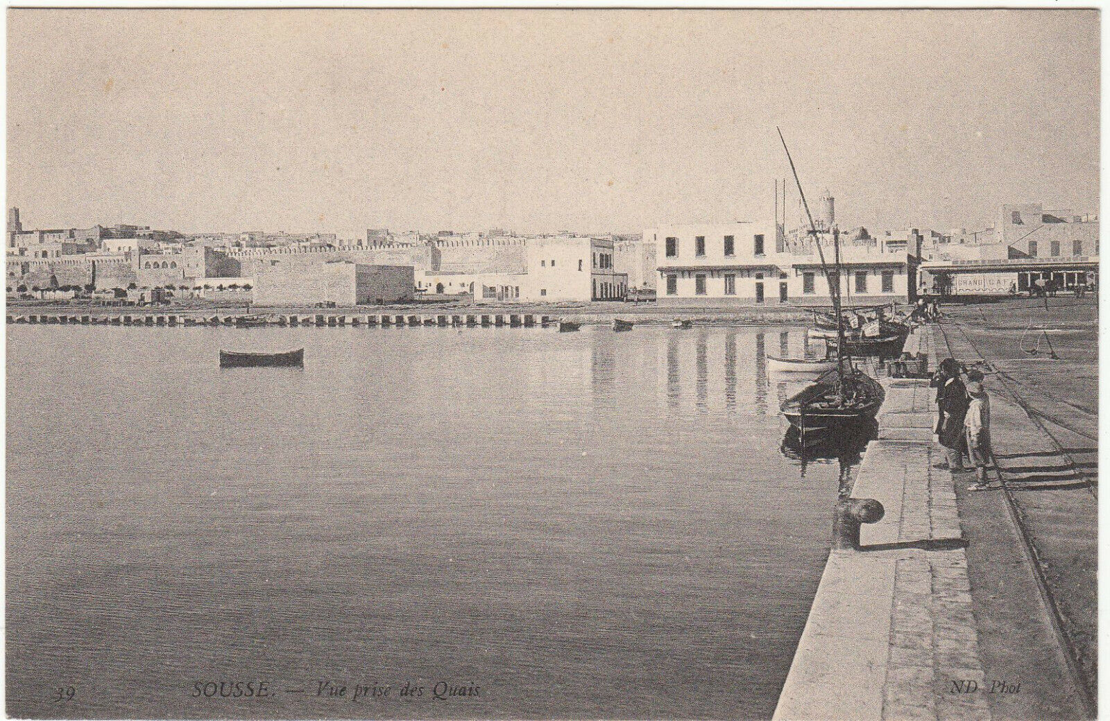 CARTE POSTALE SOUSSE VUE PRISE DES QUAIS 123962376139