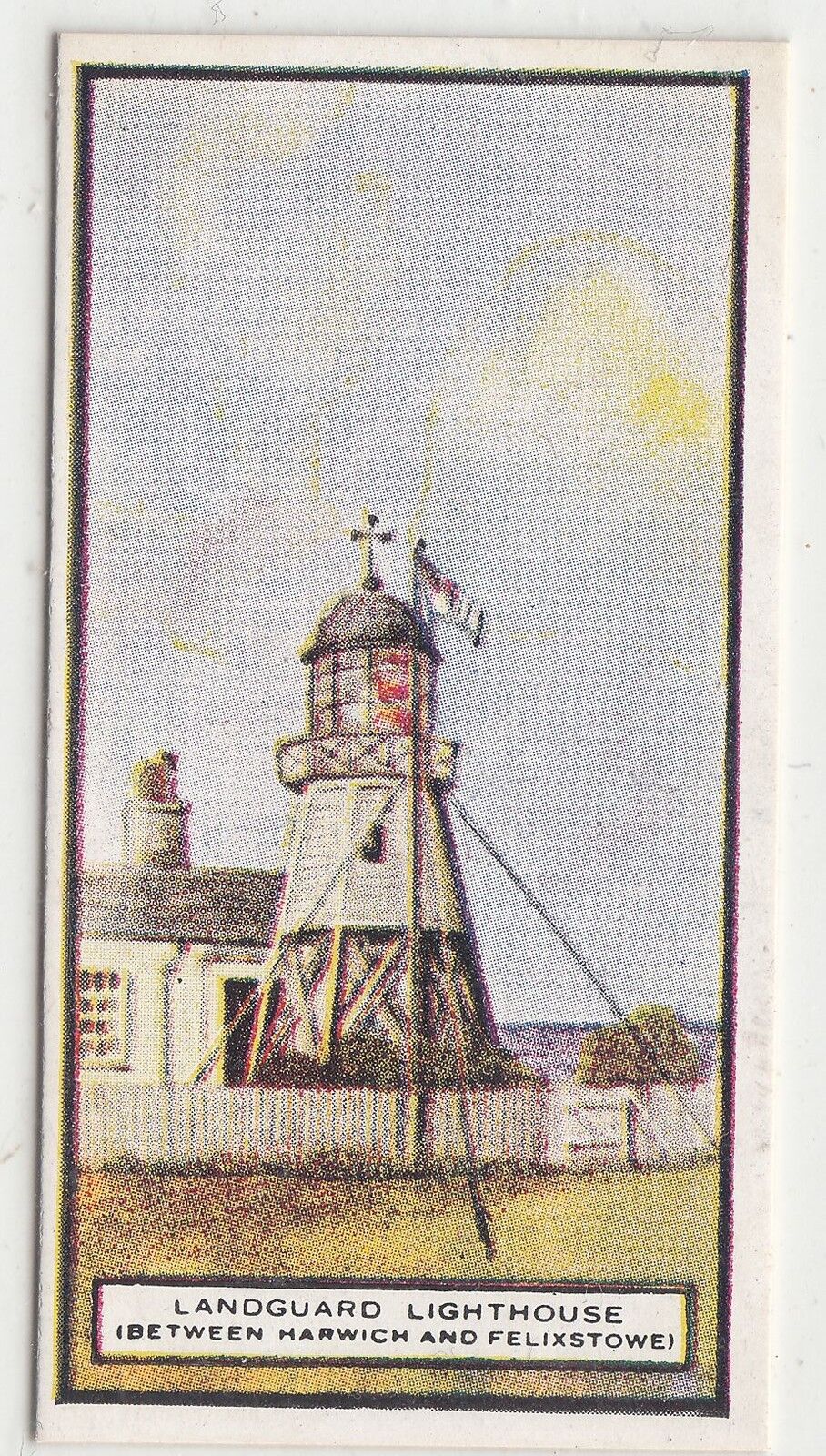 CHROMO VIRGINIA CIGARETTE PHARE LANDGUARD LIGHTHOUSE 401181284819