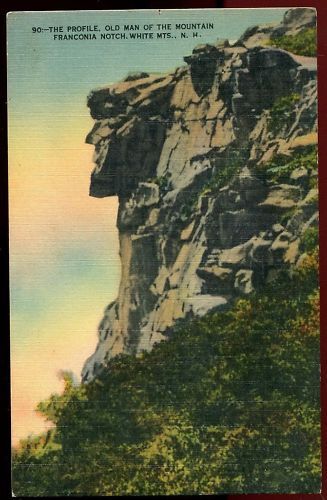 CP USA OLD MAN OF THE MOUNTAIN PROFILE FRANCONIA NOTCH 110644728809