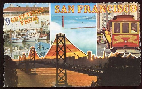 CP USA SANFRANCISCO GREETINGS FROM 120679499389