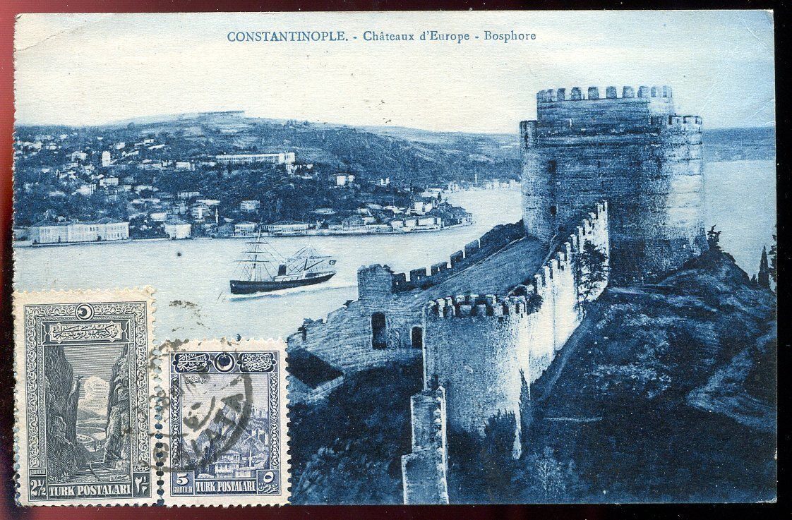 CPA CONSTANTINOPLE CHATEAUX D EUROPE BOSPHORE 120807135689