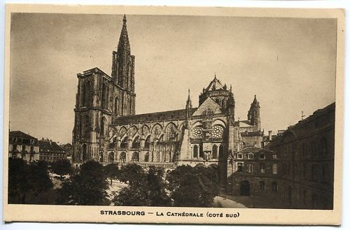 CPA STRASBOURG LA CATHEDRALE COTE SUD 110614111069