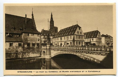 CPA STRASBOURG LE PONT DU CORBEAU MUSEE HISTORIQUE 110614108169