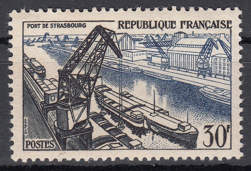 FRANCE TIMBRE NEUF N 1080 PORT DE STRASBOURG 400655170889