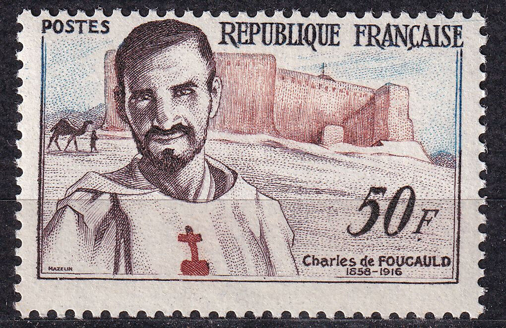 FRANCE TIMBRE NEUF N 1191 LE PERE DE FOUCAULD DEVANT SON ERMITAGE A TAMANRA 404186576669