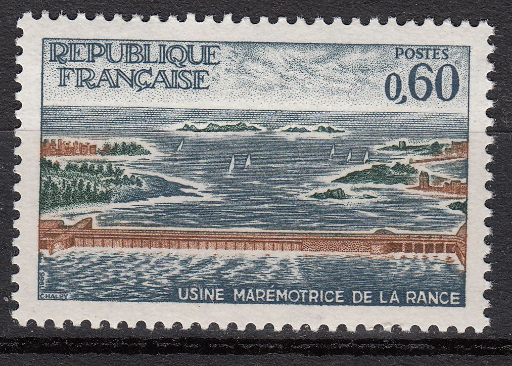 FRANCE TIMBRE NEUF N 1507 USINE MAREMOTRICE DE LA RANCE 401079032559