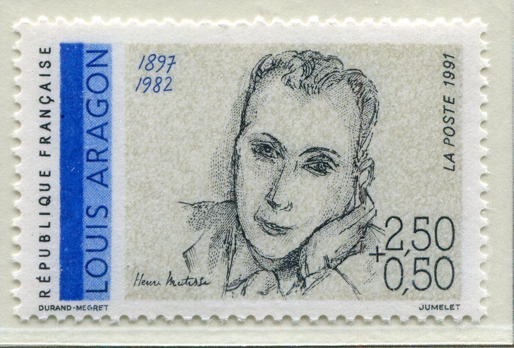 FRANCE TIMBRE NEUF N 2683 LOUIS ARAGON 121488411049