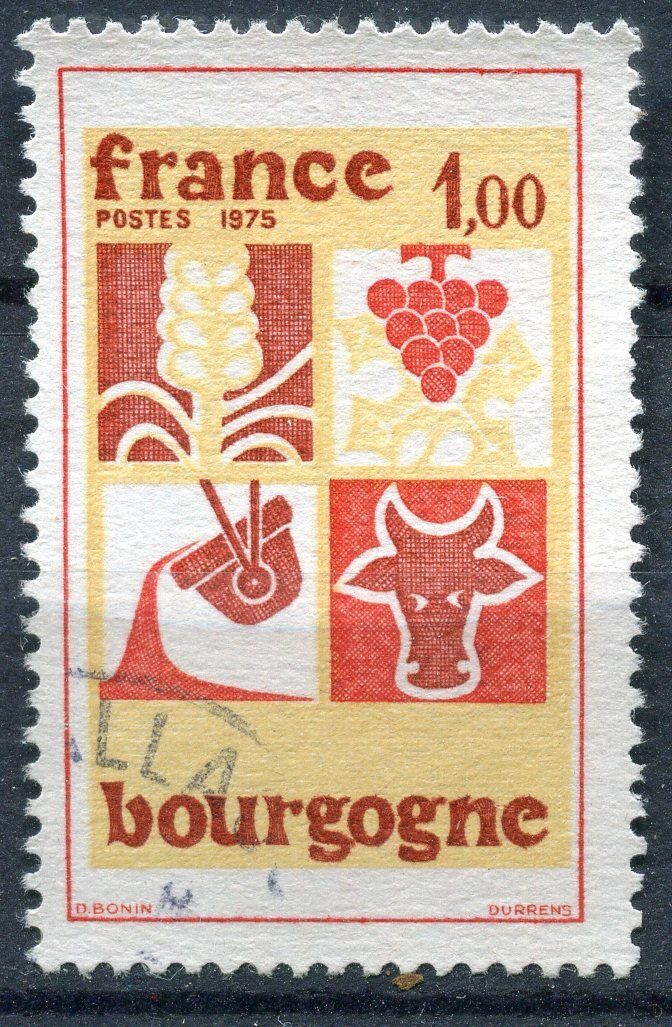 FRANCE TIMBRE OBL N 1848 BOURGOGNE REGIONS 110933472439