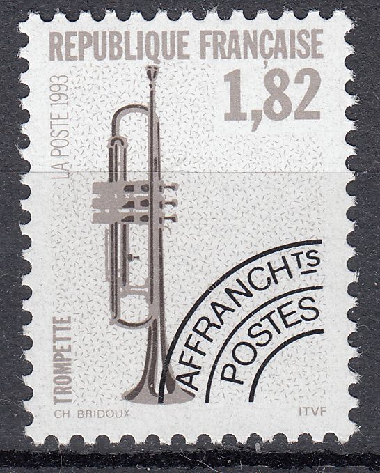 FRANCE TIMBRE PREOBLITERE N 228 TROMPETTE 401205840719