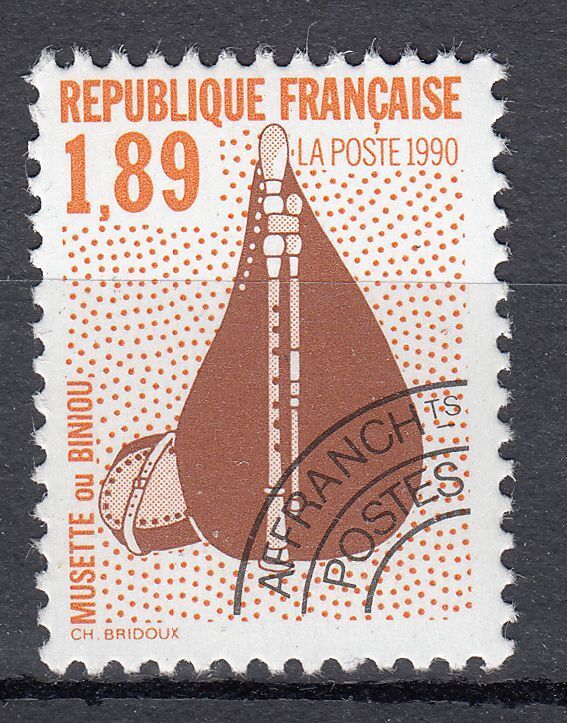 FRANCE TIMBRE PREOBLITERE NEUF N 207 MUSETTE OU BINIOU 123549283589