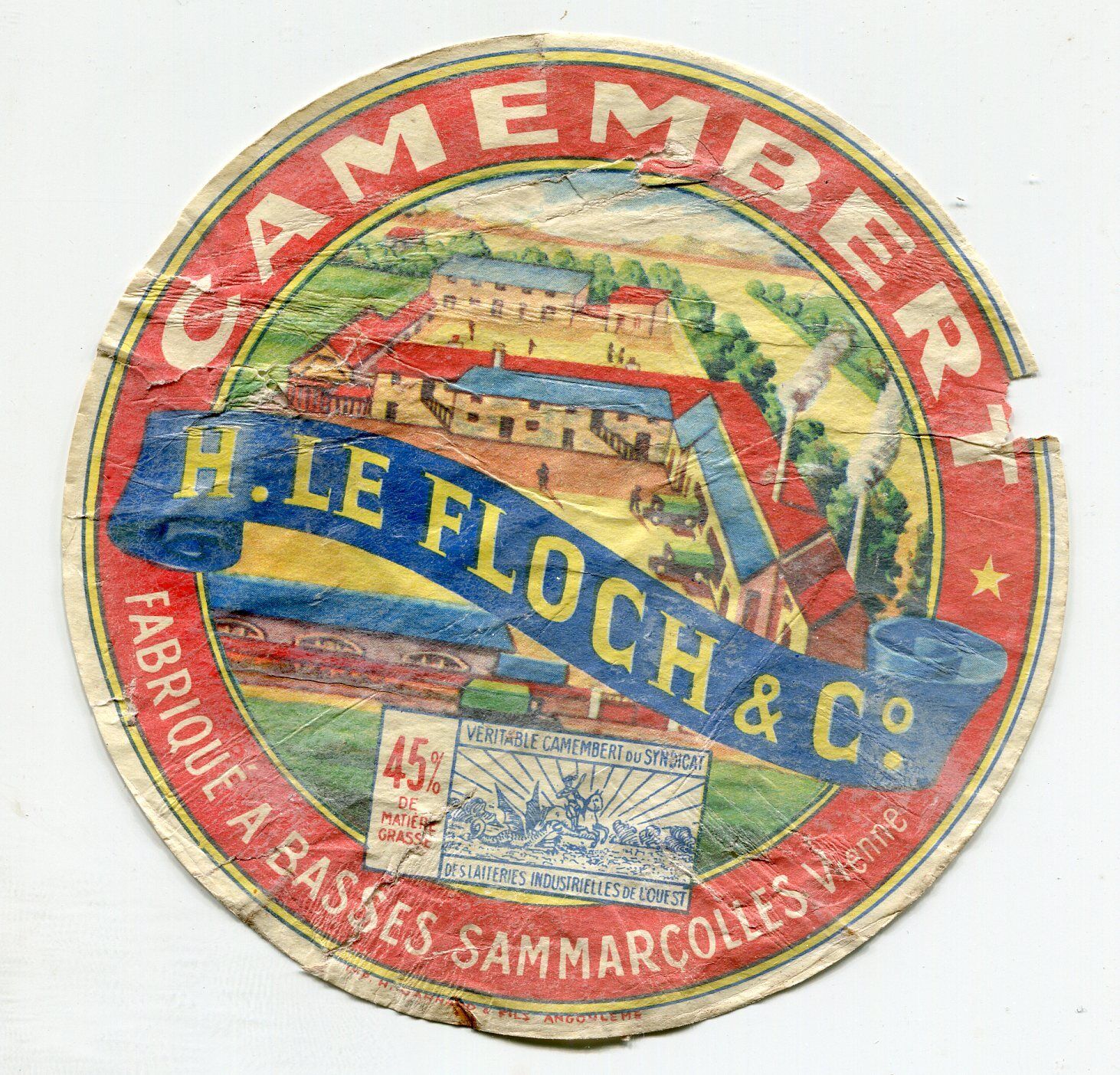 FROMAGE CAMEMBERT H LE FLOCH A BASSES SAMMARCOLLES 121585538499