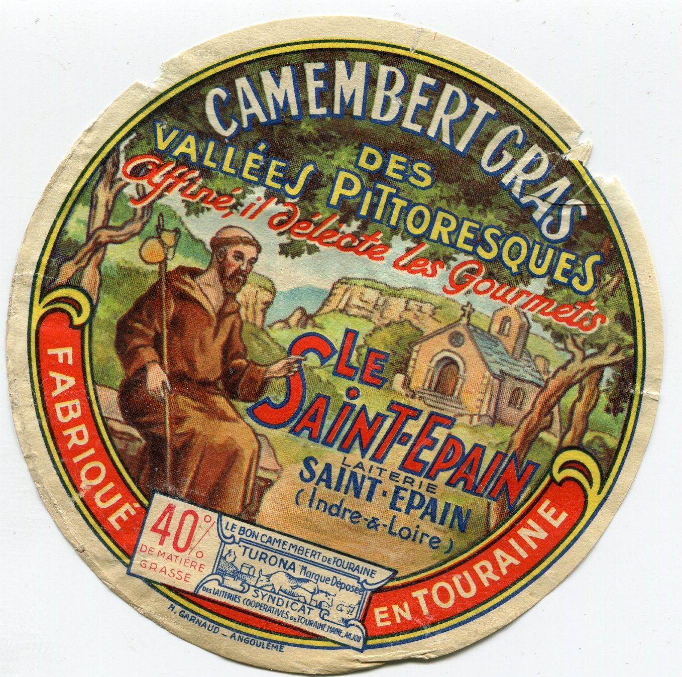 FROMAGE CAMEMBERT LE SAINT EPAIN DES VALLEES PITTORESQUE 121585538509