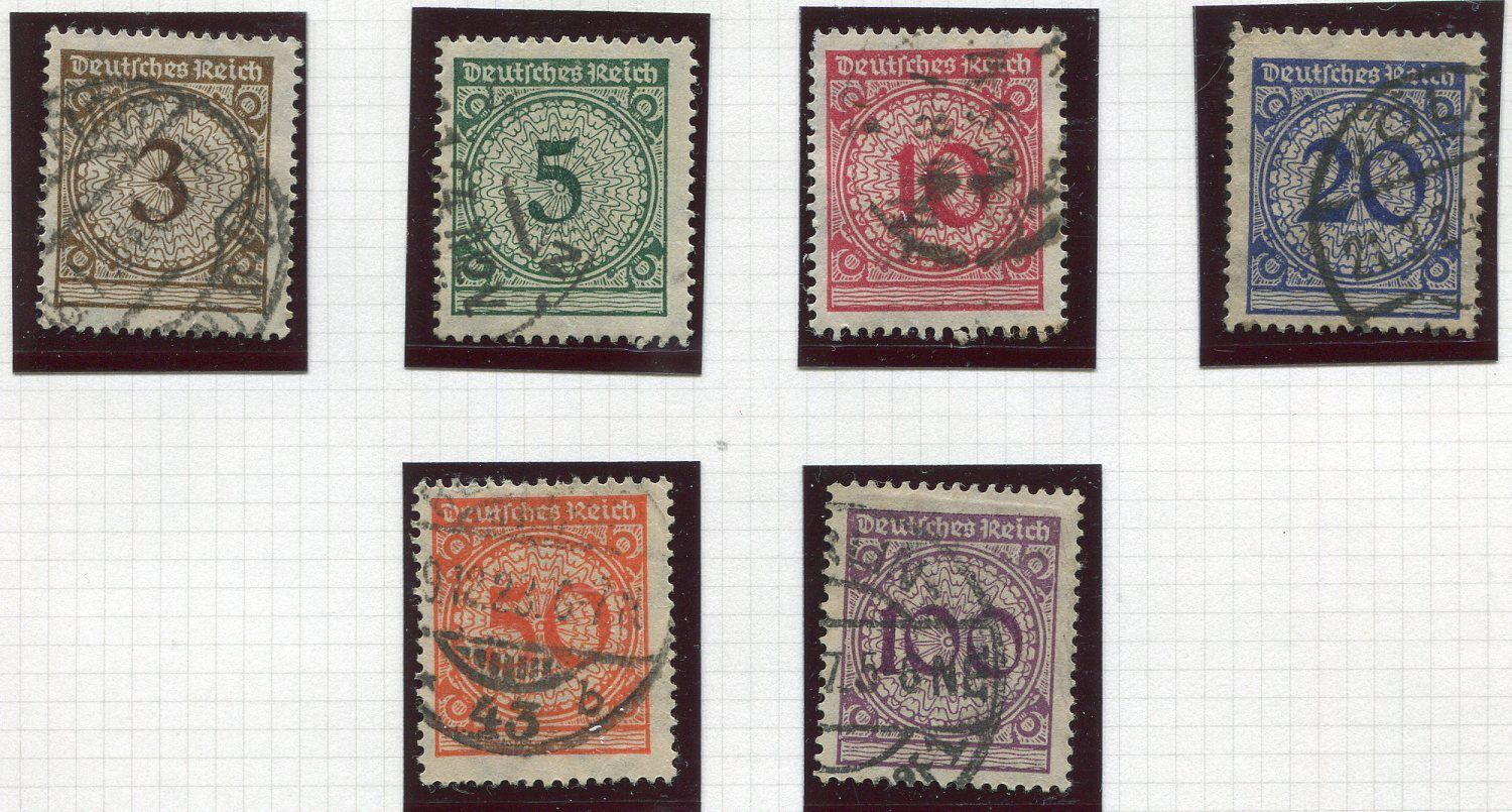 LOT SERIE TIMBRE ALLEMAGNE OBL DU N 331 AU N 336 121358380059