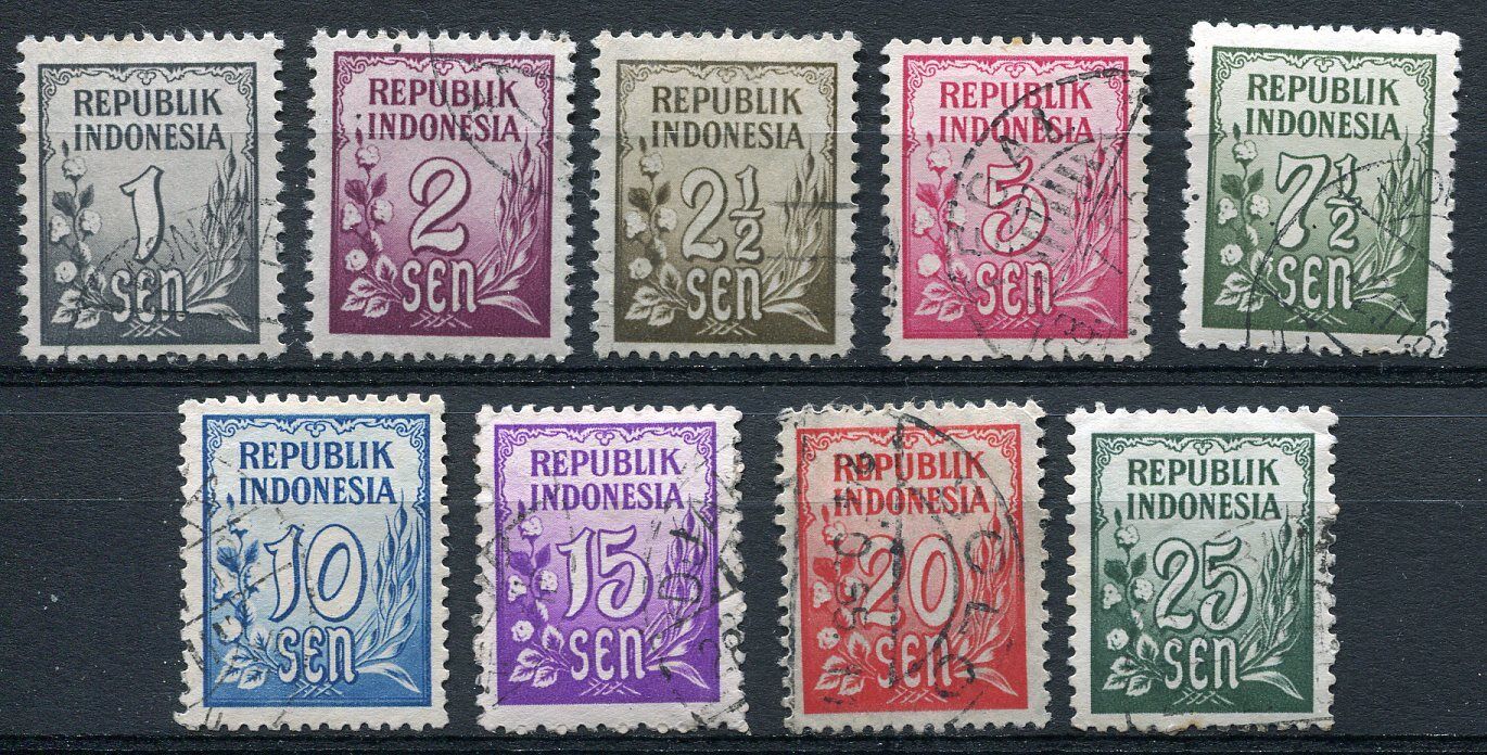 LOT SERIE TIMBRE INDONESIE STAMP INDONESIA A ETUDIER VOIR SCAN 400704495039